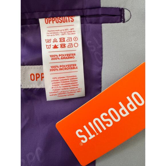 NORDSTROM OPPOSUITS Boys Gray 2 Piece Jacket Pant Set Size 16Y - Picture 7 of 11